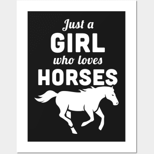 Funny Horse Girl Design | Horseback Riding Posters and Art